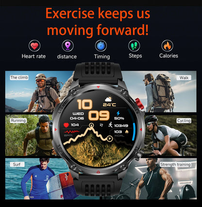 2026 T-Rex3 Ultra 1100mAh Battery Smart Watch GPS Track Compass IP69K Waterproof Sports tracker Outdoors Military Smartwatches