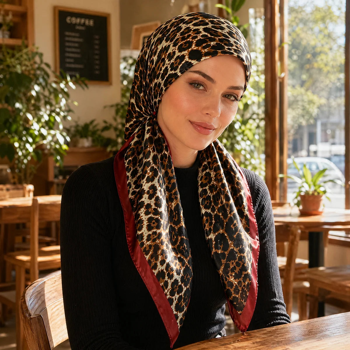 Women Printed Satin Silk Instant Hijab Scarf Stretch Muslim cotton viscose Turban Ramadan Hats Lady Bandana Caps Underscarf Eid