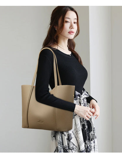 Luxury Designer Women Bags High Quality Leather Shoulder Crossbody Messenger Tote Bag Branded Large Handbag Purses for Female