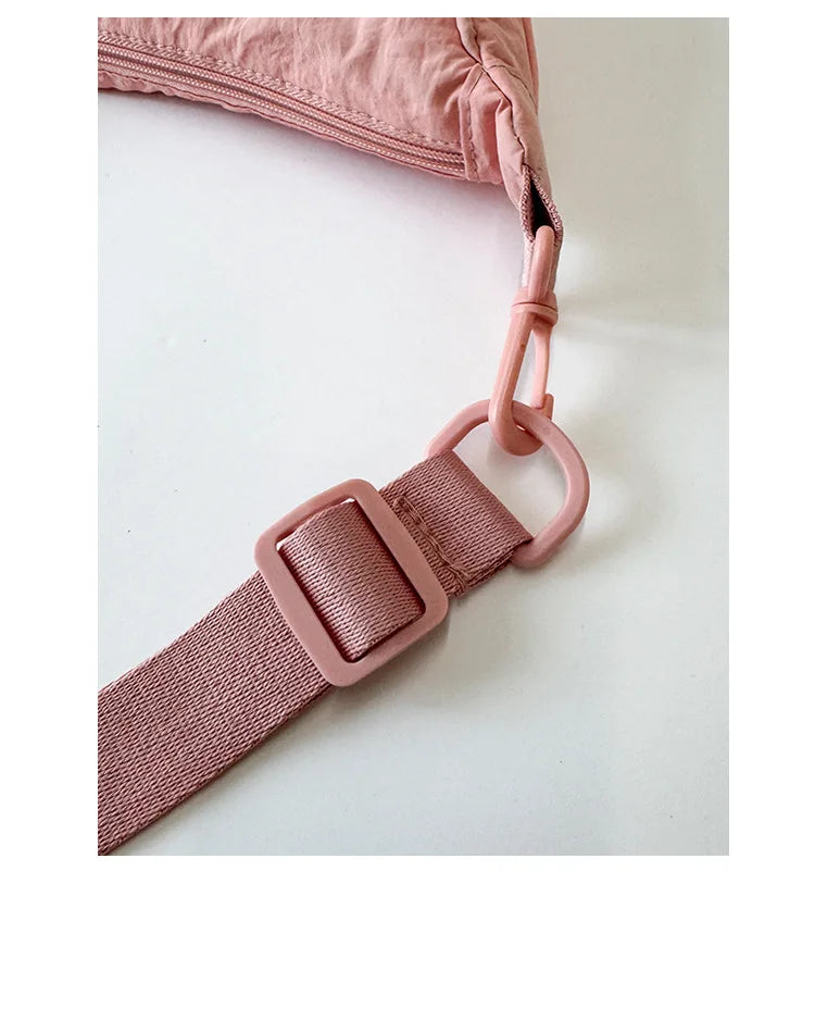 New Mini Women's Nylon Shoulder Bag Casual Sports Female Hobos Crossbody Bags Fashion Female Fanny Pack Purse Handbags