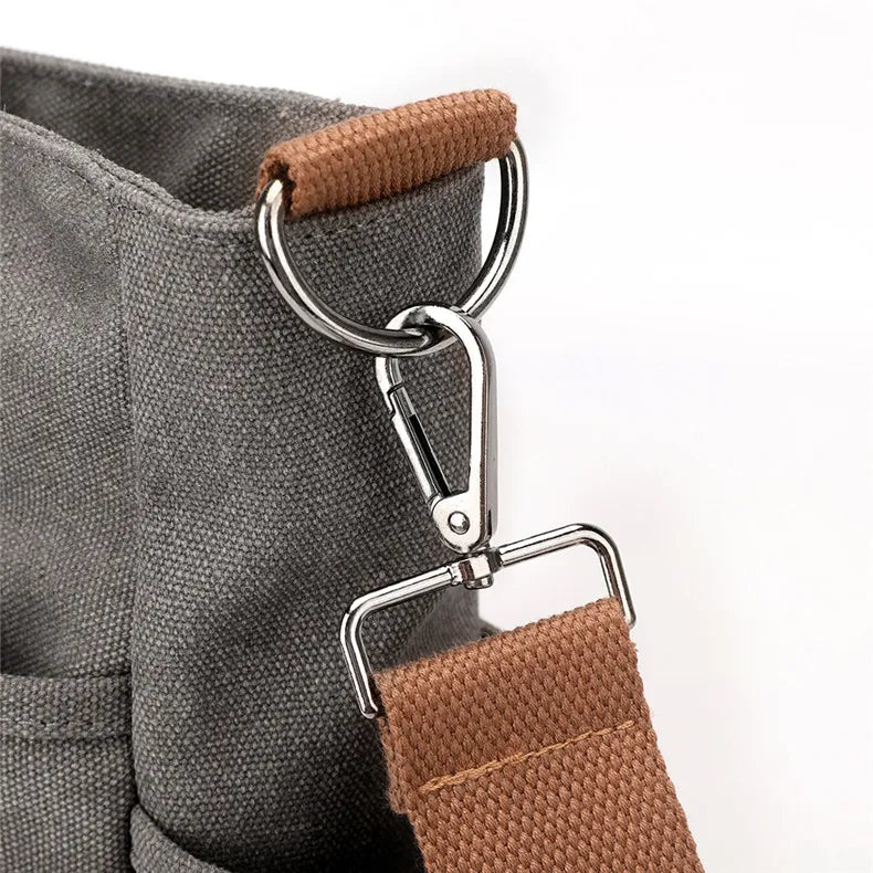 High Capacity Top-Handle Bag For Women Shoulder CrossBody Bag Vintage Canvas Ladies Tote Messenger Bag Female Travel Handbag