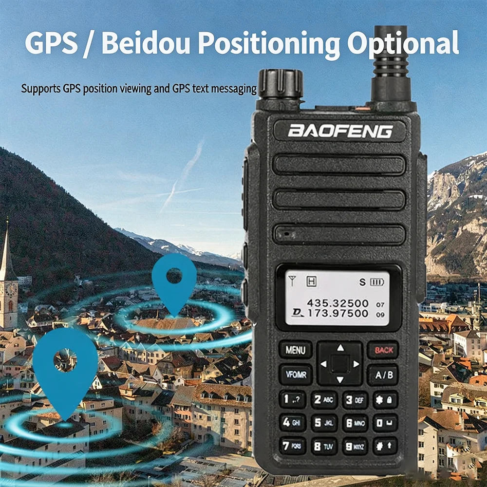 BAOFENG DM1801 Dual Slot DMR Digital & Analog Handheld Walkie Talkie, Professional Ham Outdoor Two Way Radio