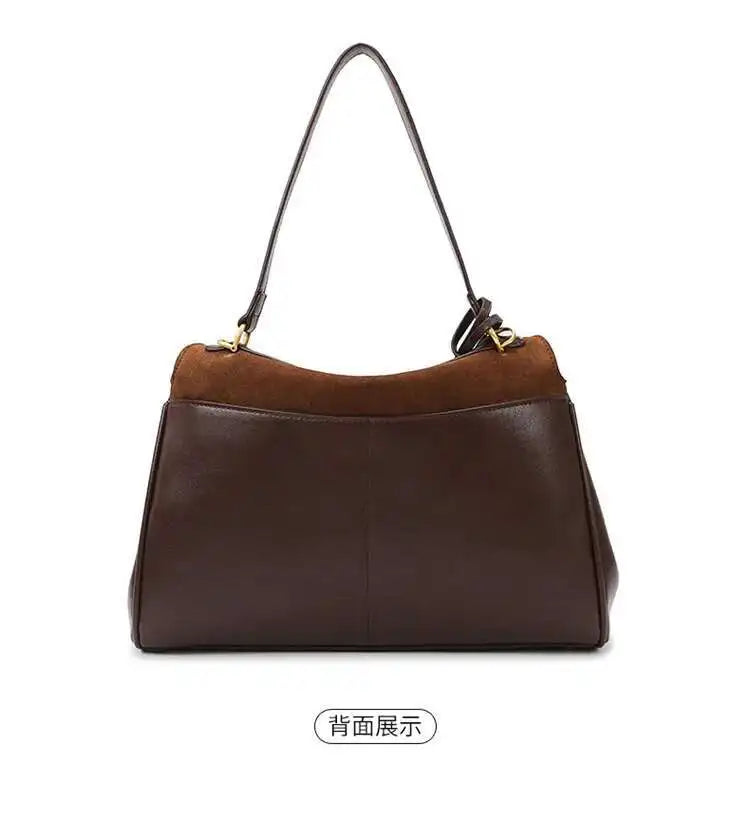 Luxury Fashion Leather Women's Tote Bag Lazy Bag Rodeo Briefcase Handbag Underarm Bags Large Capacity Crossbody Shoulder Bag