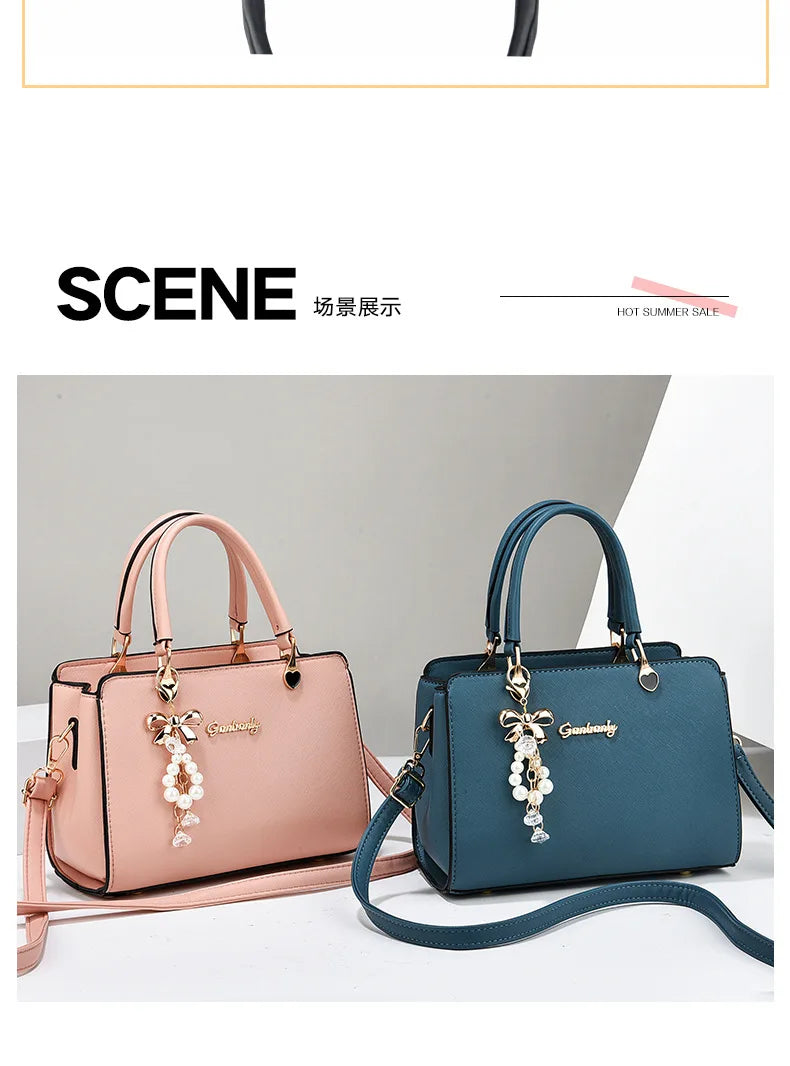 New Women bag Shoulder bag Handbag for women 2026 Crossbody bag pattern PU Portable bucket bag ladies messenger bag