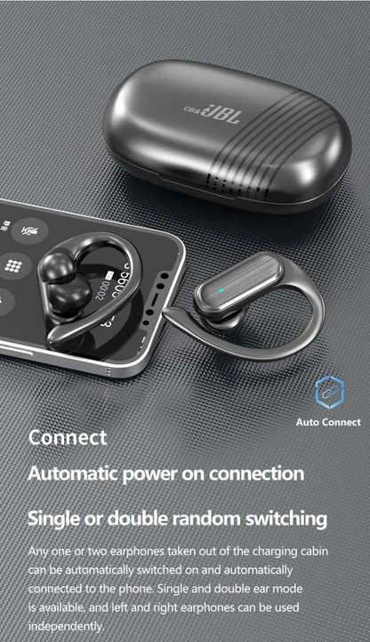 For CB&JBL Bluetooth TWS Wireless Earphones A520 Auricles Headphones EarHooks Game Headset Sports Touch Control Earbuds with Mic