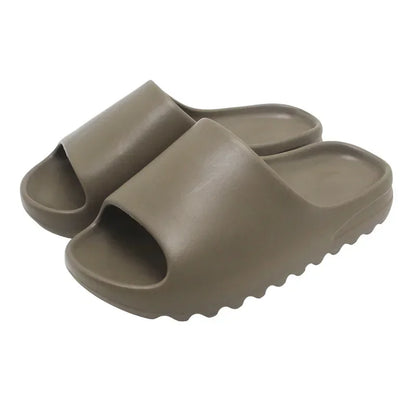 Brand High Quality Super Soft EVA Sole Summer Slippers for Men Bathroom Slippers Home Slides Couple Beach  Male Slipper
