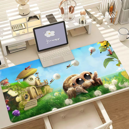 Cartoon L-Lucas The S-Spider Mouse Pad Anti Slip Rubber Edge Locked Thickened Laptop Gaming Desk Mat