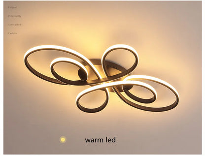Low Floor Living Room Ceiling Lights Remote Control Modern LED Surface Mounted Light Fixture Dining Room led Ceiling Lamps Dimme