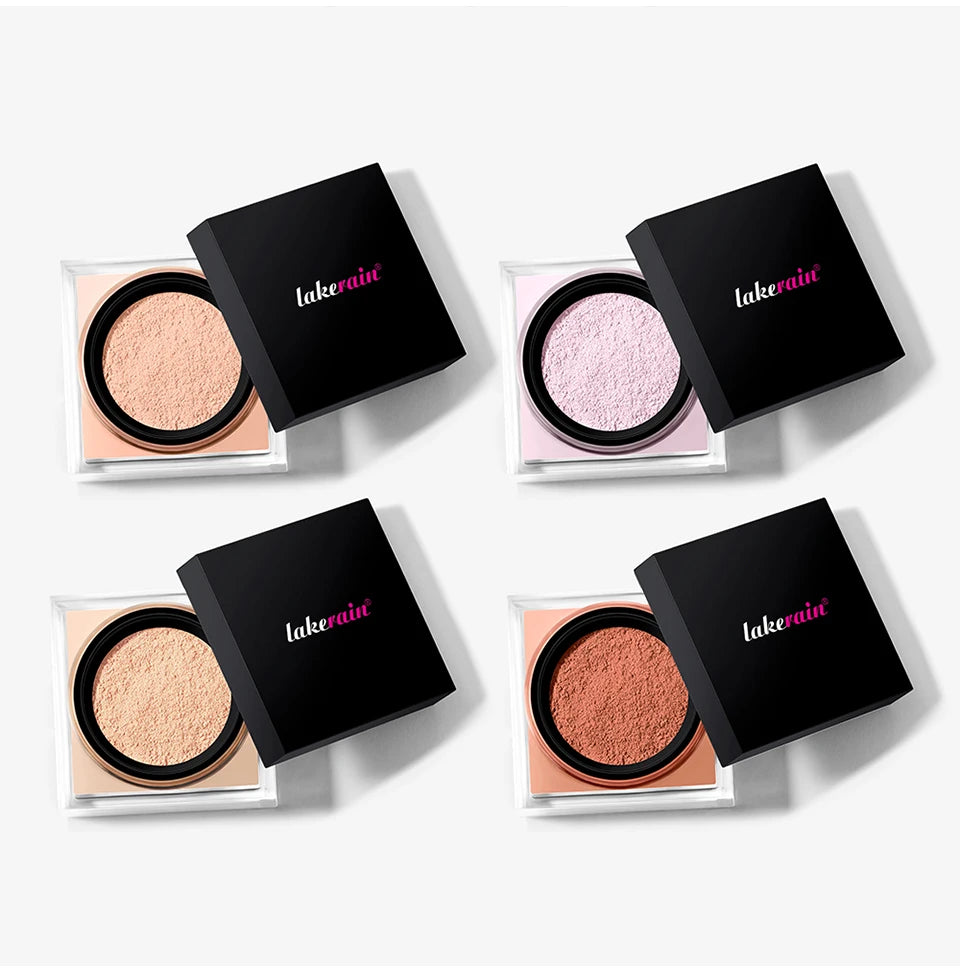 Loose Baking&Setting Powder Long Lasting Oil Control Natural Face Matte Waterproof Brighten Loose Powder Makeup Cosmetics
