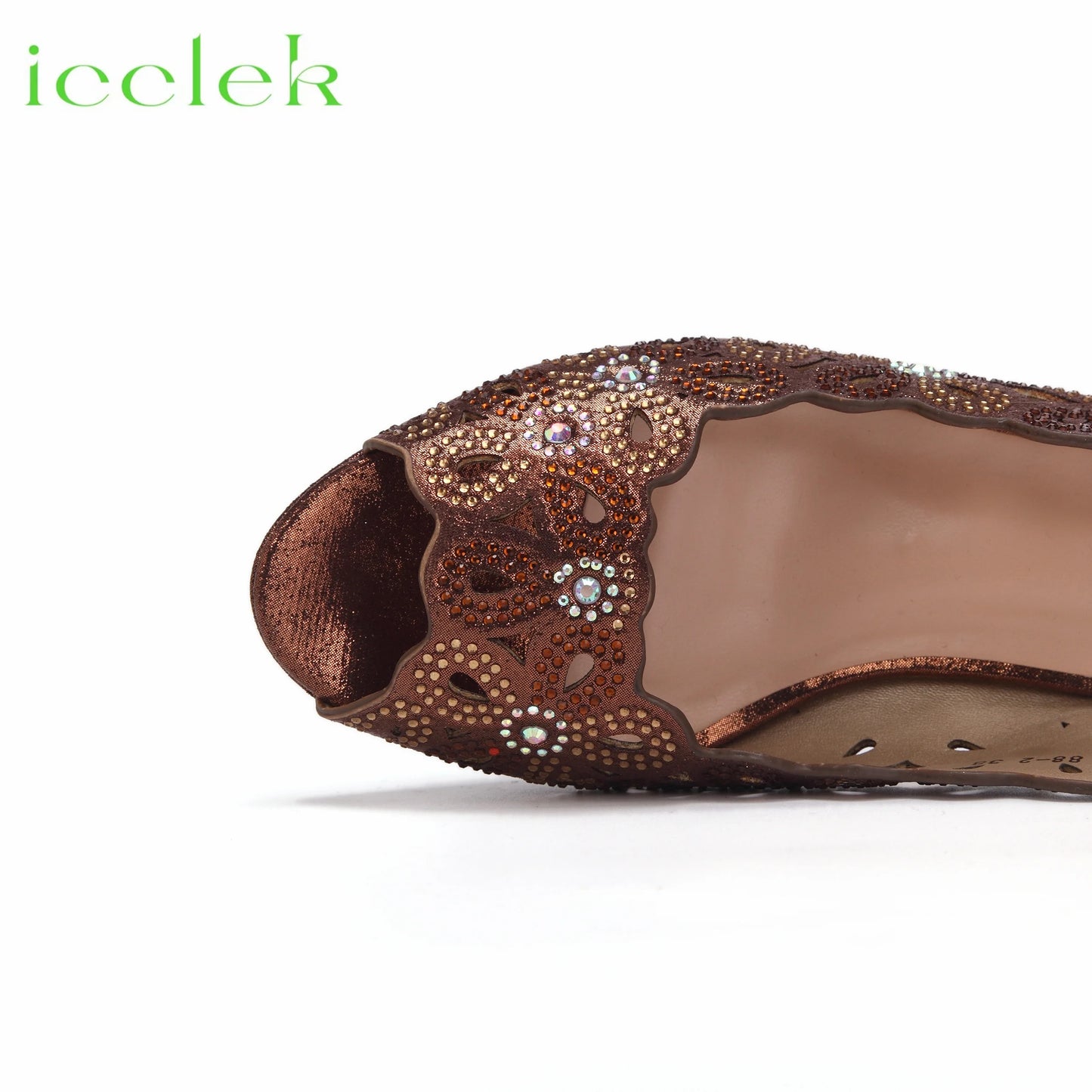 New Fashionable Coffee Color Peep Toe Ladies Shoes Matching Bag Set For Nigerian Women Wedding Party Pump