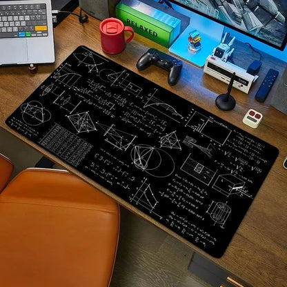 mathematical formula MousePad Mouse Pad Large Computer Office Table Mat XXL Anti-slip HD Gaming Keyboard Mousepads Long Desk Mat