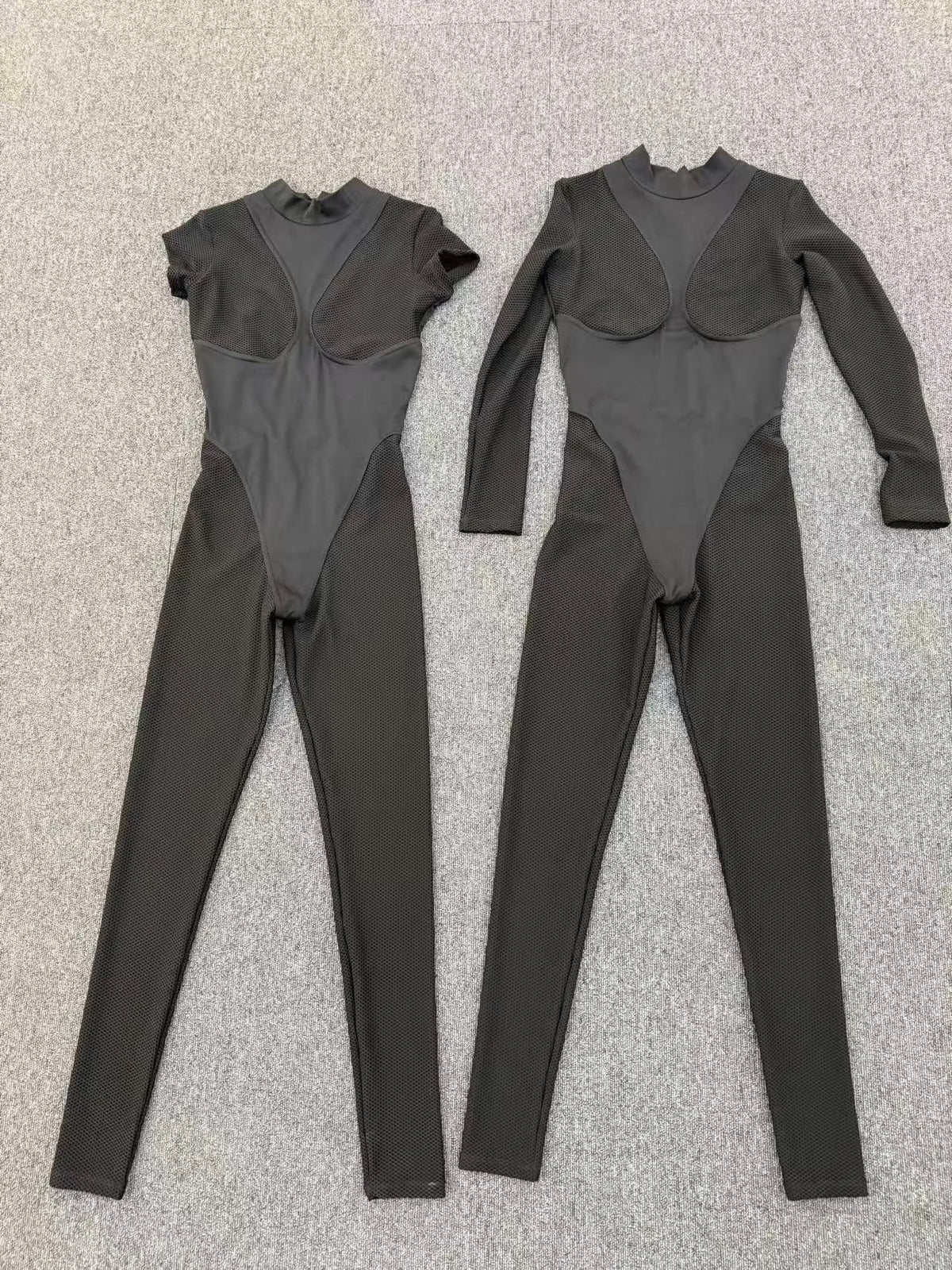 Sexy One-Piece Womens Tracksuit Long Sleeved Sports Rompers Running Yoga Jumpsuit High Stretch Push Up Fitness Workout Bodysuits