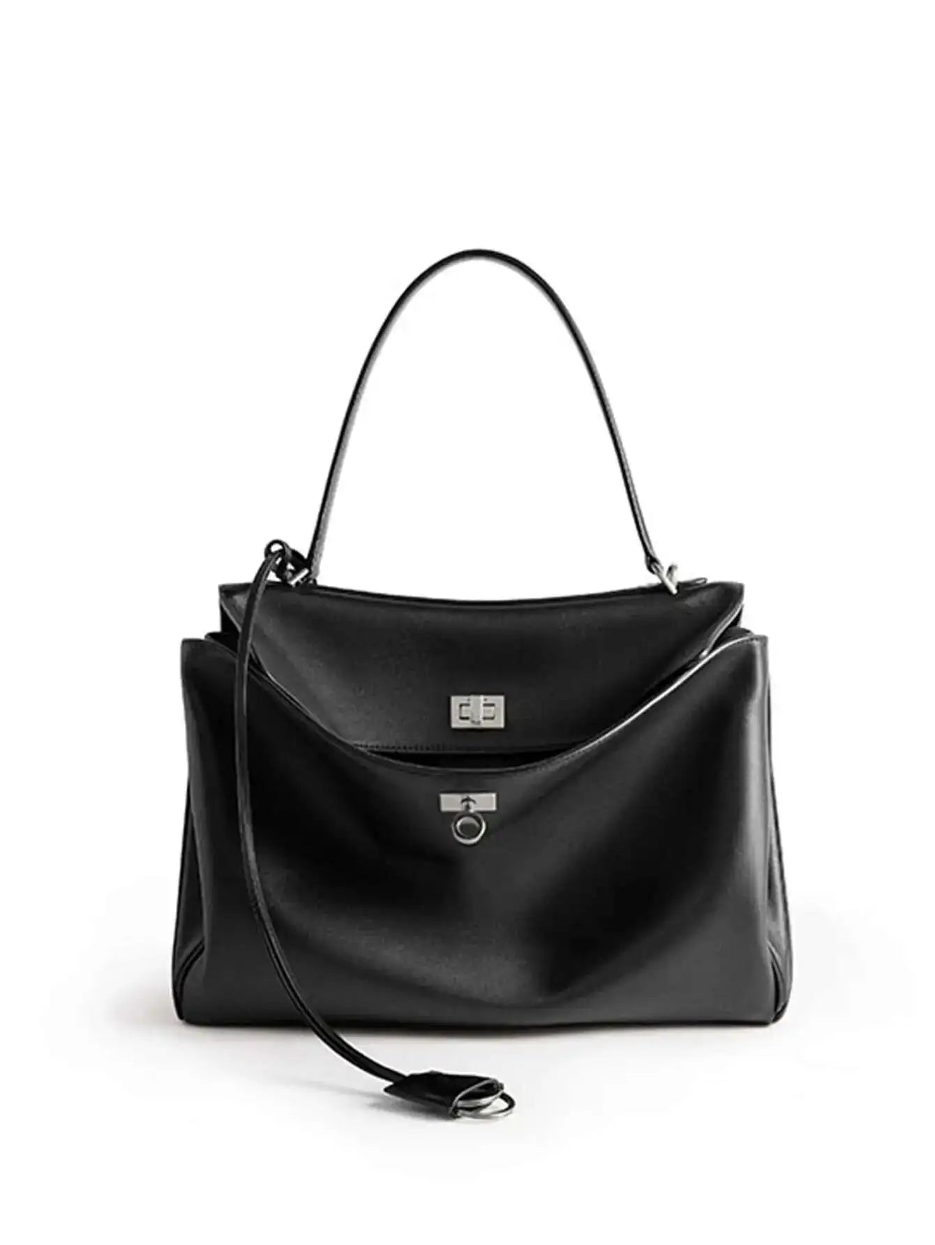 Luxury Fashion Leather Women's Tote Bag Lazy Bag Rodeo Briefcase Handbag Underarm Bags Large Capacity Crossbody Shoulder Bag