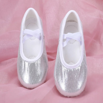 Casual Children's Ballet Shoes Pointe Dance Wear Stage Kids Shoeses Ballerina Shoes Girls Dancing Shoes Yoga Elegant