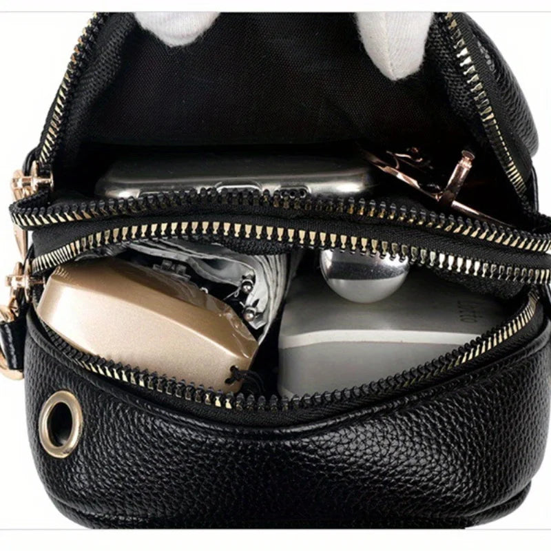 Stylish Flip Open Pu leather Crossbody Bags for Women Versatile Shoulder Purses Phone Pouch Pocket