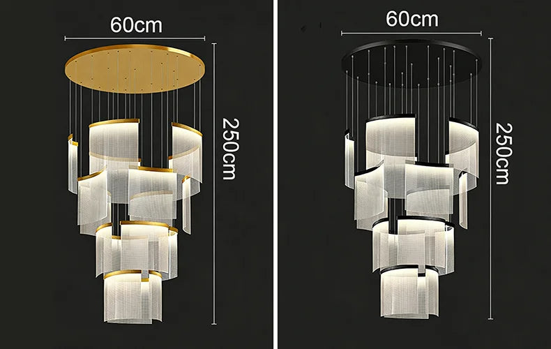 Modern home decor ring led lights pendant light lamps for living room Chandeliers for dining room hanging light indoor lighting
