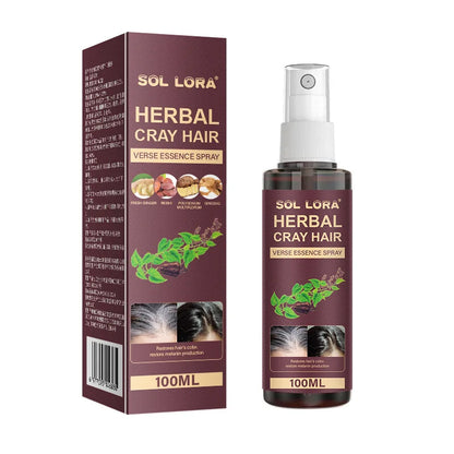 Polygonum Multiflorum Herbal Hair Essence Nourishes Dry Strands, Boosts Glossy Look for Daily Soft and Smooth Hair Maintenance