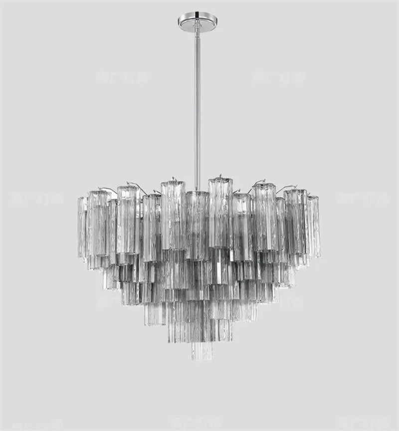 French Style Artistic Chandelier Medieval Colored Glass Retro Lighting for Living Room Dining Room Bedroom Villa Staircase Home