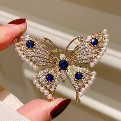 Exquisite Shiny Rhinestone Hummingbird Brooches For Women Clothing Coat Jewelry Accessries Gift