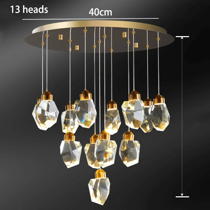 Living room decoration salon bedroom decor dining room Pendant lamp led lights for room indoor Chandelier lighting Chandeliers