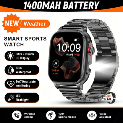 2026 New Bip 6 Smartwatch men Sports IP68 Waterproof Built-in 24H Heart Rate BT Call Ladies Fashion Smartwatch For Android IOS