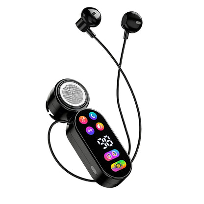 KEBIDUMEI 2-in-1 Wireless Earbuds & Portable Speaker Bluetooth 5.4 Headphones Digital Display Headsets Mini Speaker Earphones