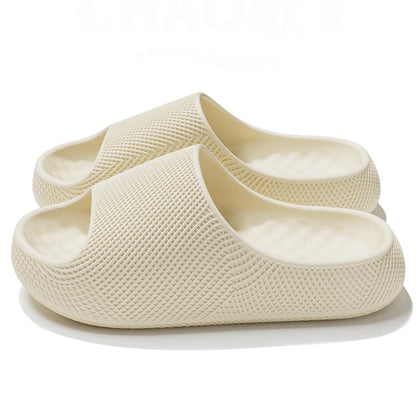 2026 Summer Thick Sole Eva Slippers Women Lightweight Soft Sole Non Slip Beach Sandals Woman Comfortable Platform Cloud Slides