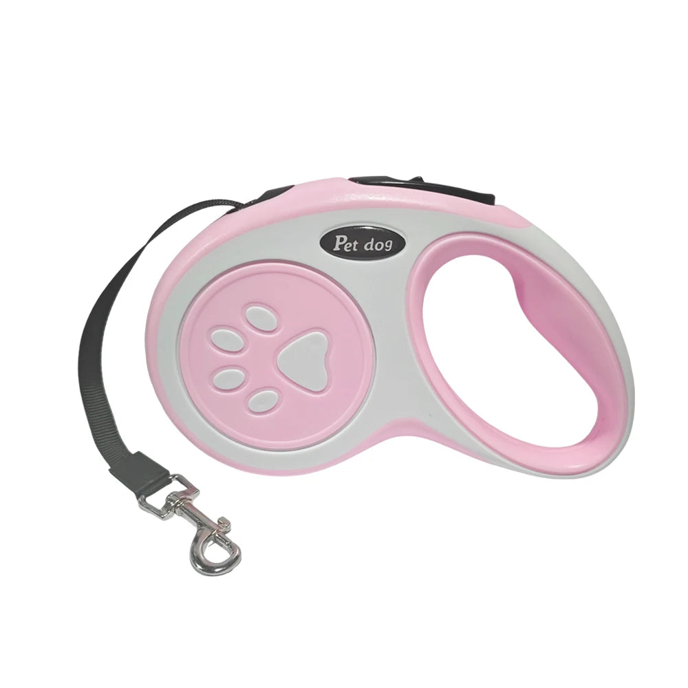 Automatic Retractable Dog Leash 3M/5M Strong Traction Rope with Anti-Slip Handle for Puppy Small Medium Dogs Cat Outdoor Walking
