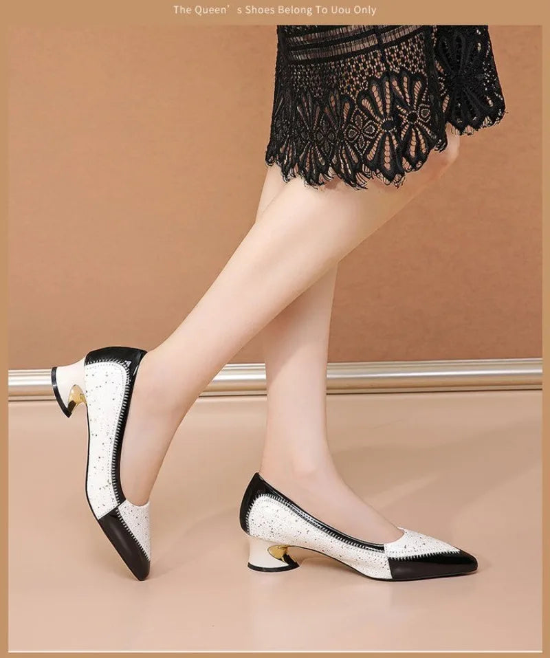 Women's Pointed Toe High Heels Fashion Business Dress Shoes for Woman Luxury Wedding Shoe Designer Shoes Zapatos Mujer