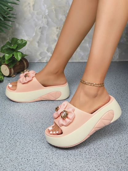 2025 Women Slippers EVA Soft Sole Summer Casual Women Platform Sandals Fashion Non-Slip Beach Slippers Luxury Slides Women