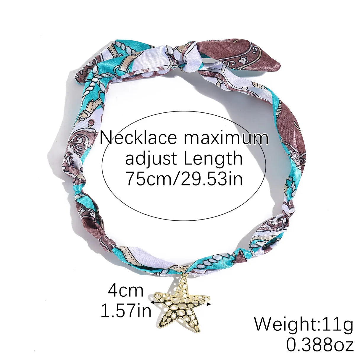 European and American Cross-Border Summer Scarf Necklace with Premium Feel, Multi-Pendant Pearl, Versatile, Light Luxury Silk Sc
