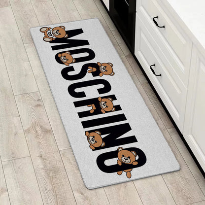 Entrance Front Door Doormat For M-M-Moschino Non-slip Kitchen Rug Living Room Rugs Balcony Bathroom Foot Mat Floor Mats Carpet