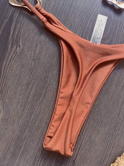 Sexy Halter Micro Bikini 2026 Women Swimsuit Solid Swimwear Thong Bikinis Set Brazilian Beach Wear Bathing Suit Biquini Female