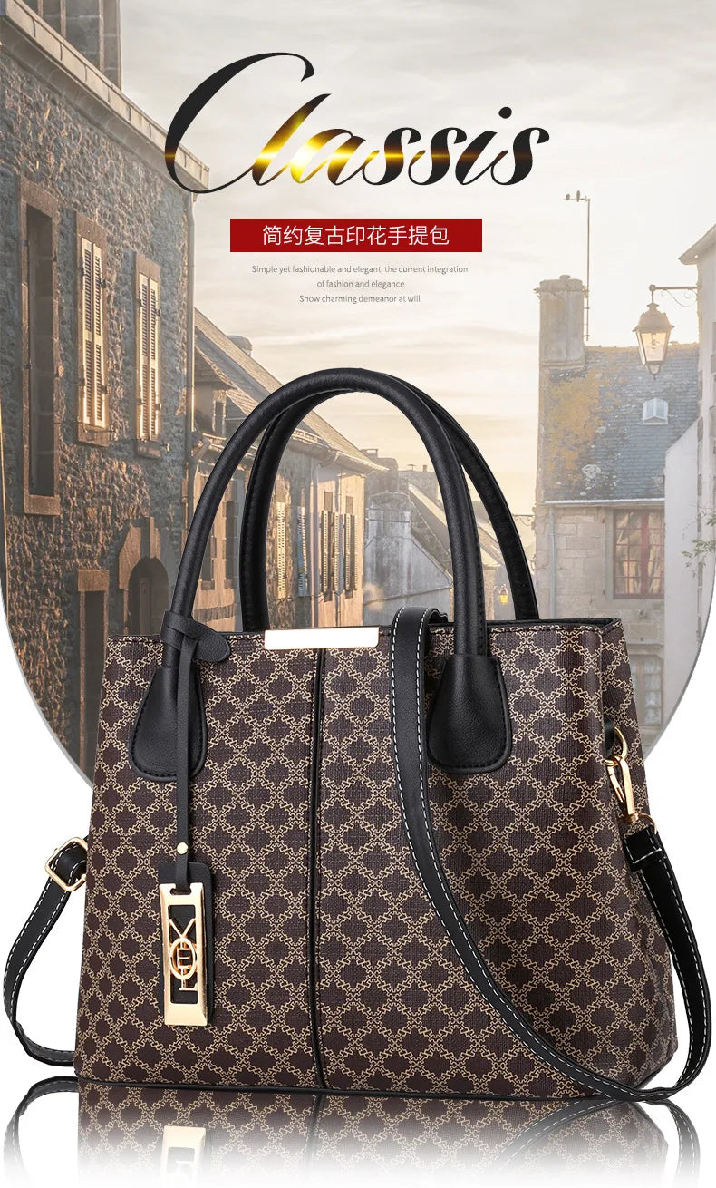 High Quality Ladies Shoulder Bag Women Handbag Designer Large Capacity Printing Women's Shopping Messenger Bags Bolso Mujer