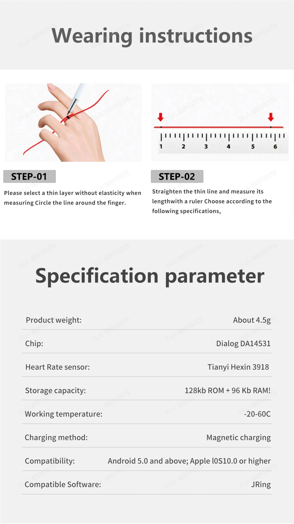 2026 Smart Ring Health and Sleep Tracker Heart Rate Blood Oxygen Monitor Brush Video 5ATM Waterproof Multi Sports Men Women Ring