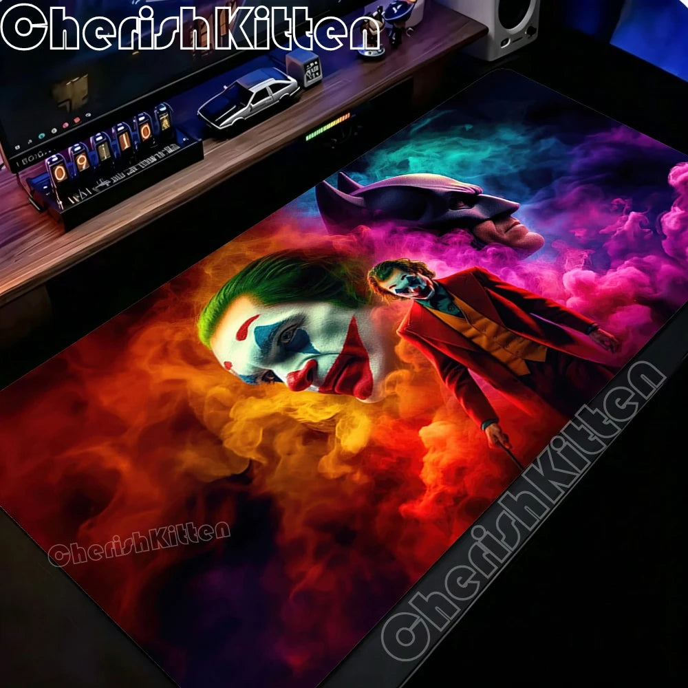 Mouse Mat Joker Mouse Pad Anti-slip Rubber Desk Mat With Lockrand Gaming Accessories Prime Gaming XL Keyboard Pad Padding Mats