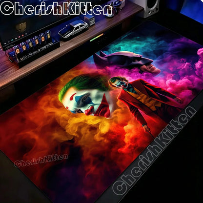Mouse Mat Joker Mouse Pad Anti-slip Rubber Desk Mat With Lockrand Gaming Accessories Prime Gaming XL Keyboard Pad Padding Mats