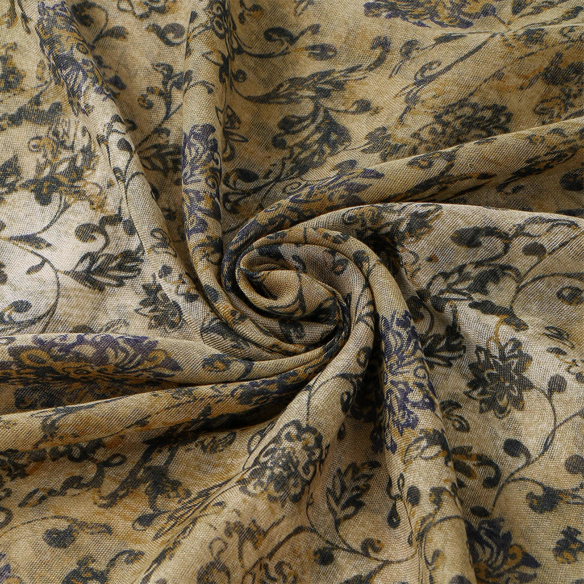 Floral Printed Viscose Hijab Scarf Woman Muslim Hijab Lady Soft Shawls Summer Breathable Headwraps Islamic Turban Headscarf