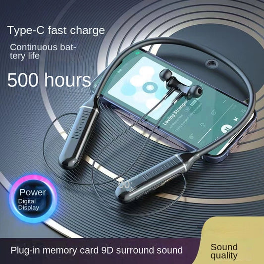 200H Music Time TWS Magnetic Wireless Headphone Neckband Bluetooth 5.2 Earphone headset Sport Waterproof Earbud MP3 player w MiC