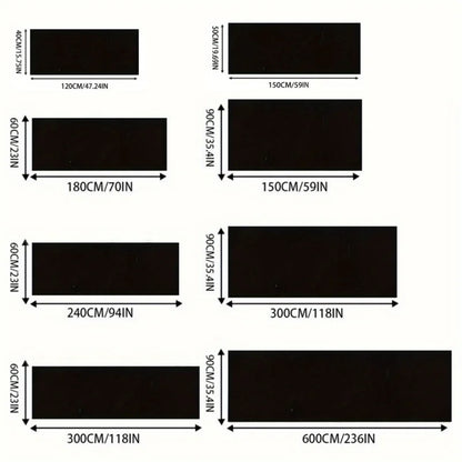 VIKAMA Blue Motorcycle Track Rug Racing Pattern Anti-Fouling Mat Non-Slip Garage Floor Mat Sports Style Car Repair Pad
