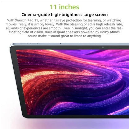 Multi-language Compatible Global Rom New Lenovo Xiaoxin Pad 11 2025 MTK Dimensity 6300 11' 2.5K Screen 7040mAh Android Tablet