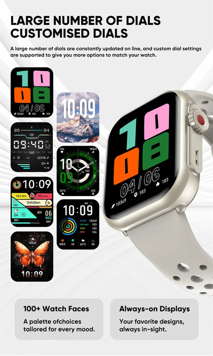 2026 New 1000 mAh Smart Watch Men Women 1.85“HD AMOLED GPS track Full Touch Screen IP68 Waterproof Bluetooth Call SmartWatch Man
