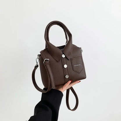 PU Square Compact Shoulder and Crossbody Bags Zipper Unique Design High Quality Hand Bags for Women 2026 Designer Style Bolso
