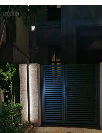Waterproof LED Wall Light Minimalist LED Outdoor Wall Lamp Black Balcony Terrace Indoors Wall Decor IP65 Outside Garden Lights