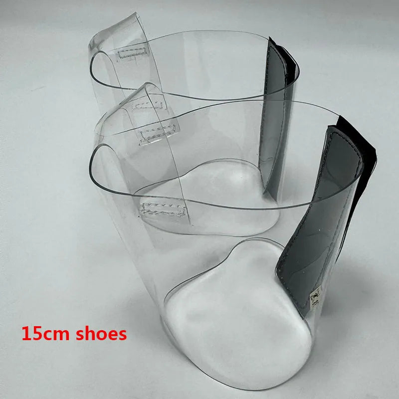 Durable Shoes Cover High Heels 17 20cm Super High Heels Pole Dancing Boots Protection Cover Training Shoes Protector Wear-Resist