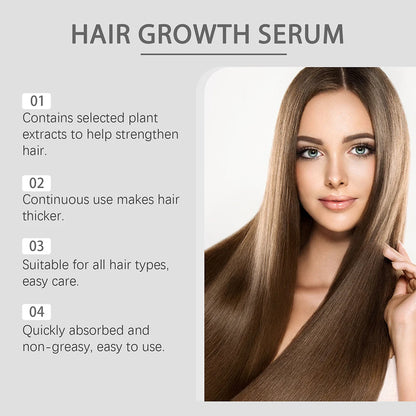 Hair Growth Serum Deoxyribose Sugars Gel Hair Growth Repair Dry Damage Smoothing Strengthen Hair Oil for Men Women Hair Care