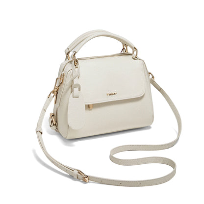 FOXER 2026 Fashion Women's Handbag Cow Leather Lady Shoulder Bag Light Luxury Crossbody Bag for Daily & Commute