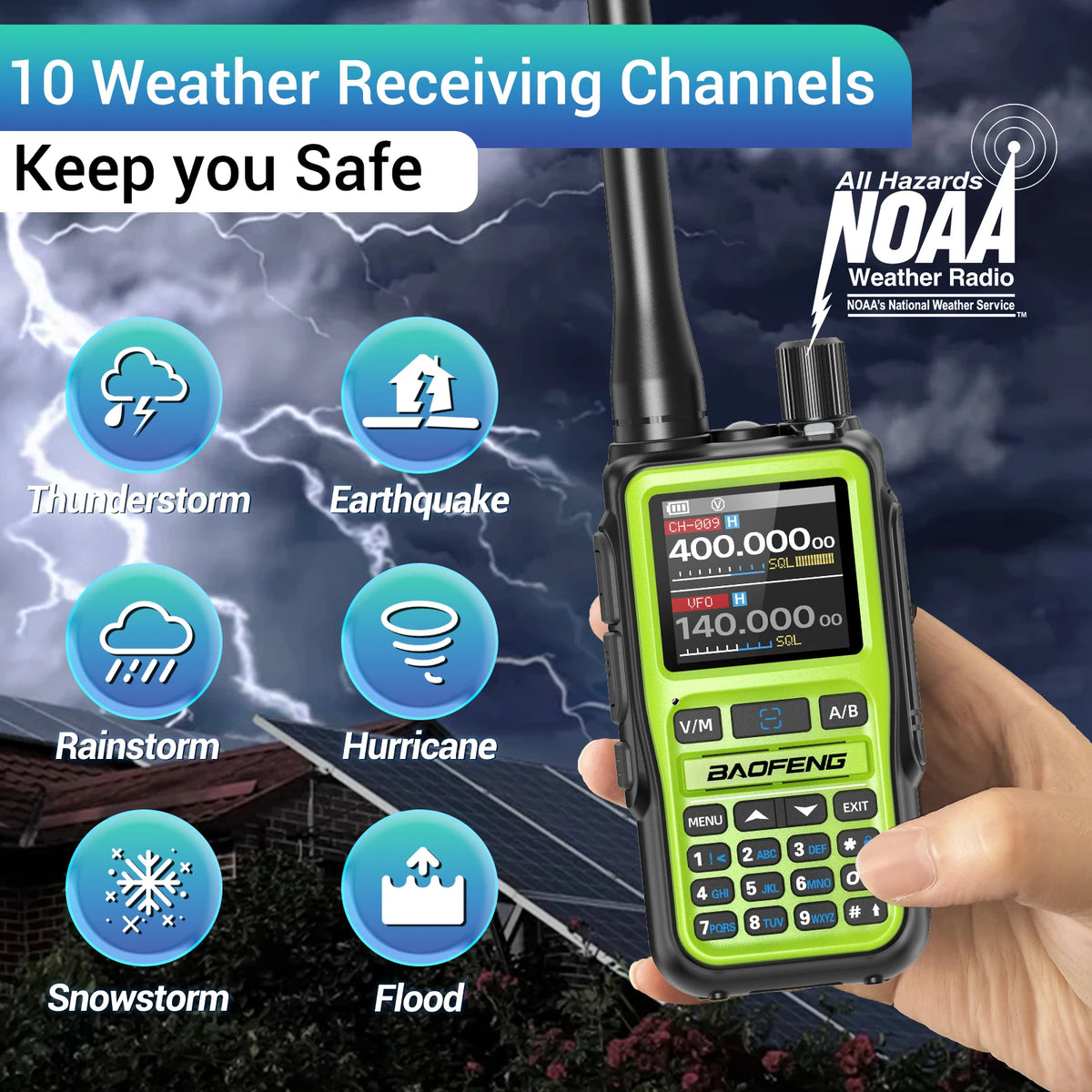 1/2PCS BAOFENG UV-5R Mini Walkie Talkie Dual PTT Wireless Bluetooth Programming Multi-Band Type-C Charge Long Range Ham Radio