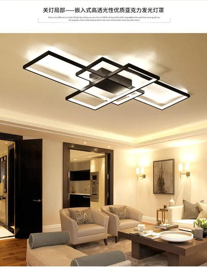 Remote Control Living Room Ceiling Lights Modern Dimmable led Ceiling Lamps Restaurant LED Ceiling Light Dining Room Lighting