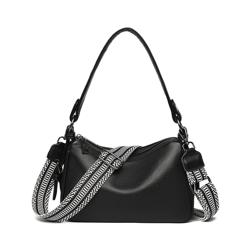 100% Genuine Cow Leather Luxury Handbags Women Bags Designer Ladies Crossbody Shoulder Bags for Women Top Quality Sac A Main New